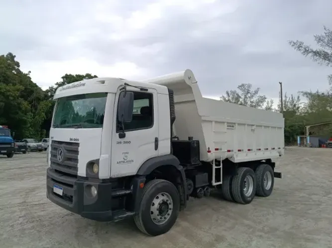  VENDO CAMINHÃO CAÇAMBA VW/26.260 6X4 A DIESEL - ANO 2011