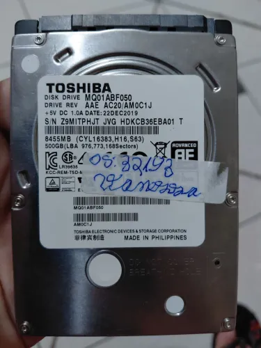 2 HDs 500gb e HD 320Gb