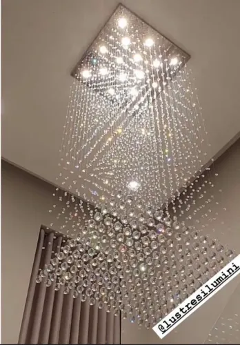 Lustre de Cristal para escada