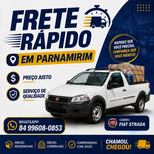 FRETE RÁPIDO EM PARNAMIRIM 