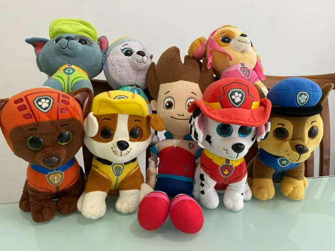 Coleção Completa pelúcia Patrulha Canina!