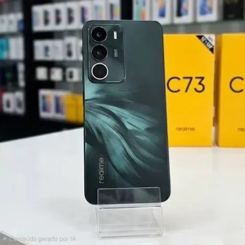 Celular Smartphone Realme C73 128gb 4gb Ram Dual Sim 120hz 6000mAh Verde