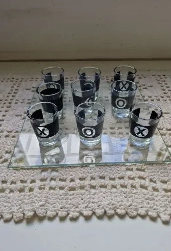 tabuleiro decorativo jogo da velha