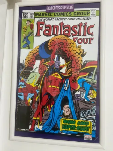 Quadro quarteto fantástico marvel