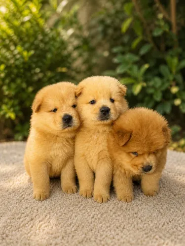 Filhotes de Chow Chow