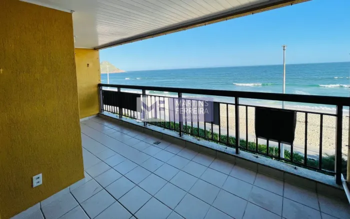 Apartamento à venda vista mar pé na areia 2 suites Recreio dos Bandeirantes.