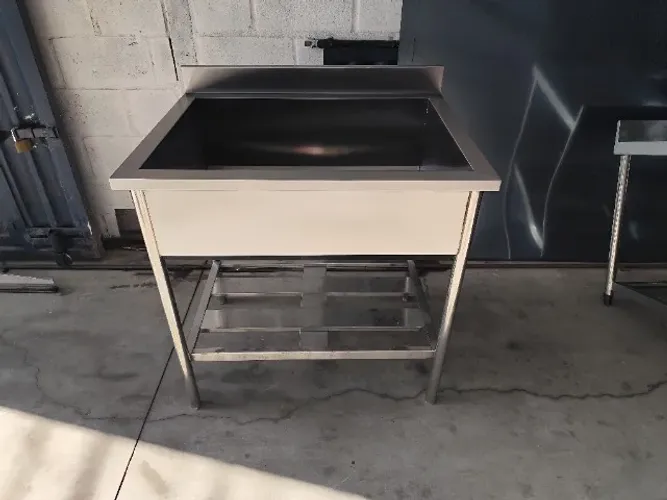 tanque inox 0,60m compacto para apoio