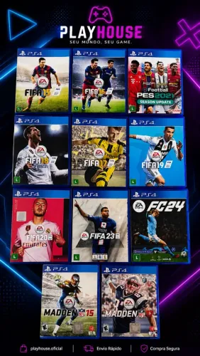 Jogos PS4 e PS5 futebol