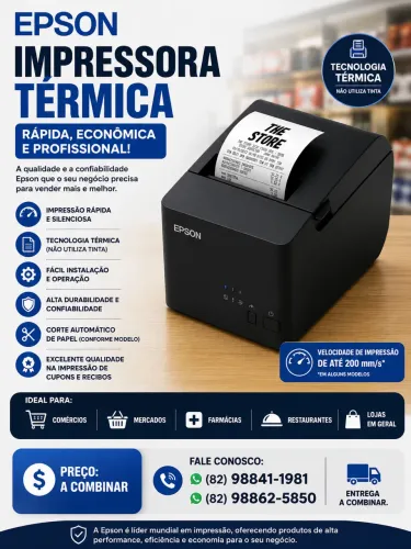 Impressora térmica Epson 
