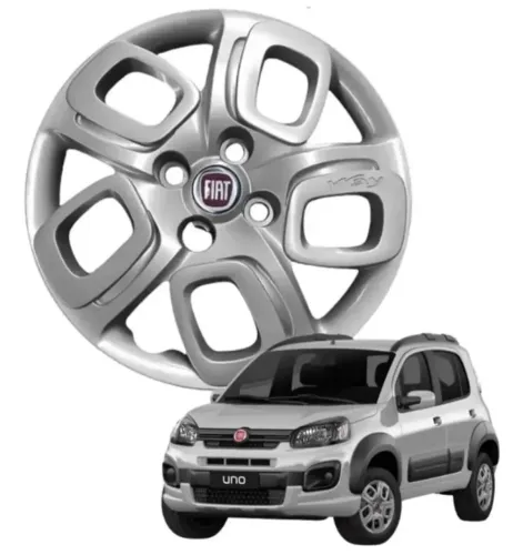 Conjunto calotas Fiat uno aro 14