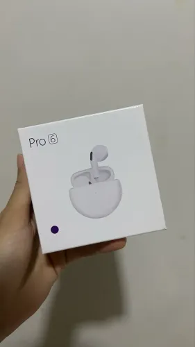 Fone De Ouvido Sem Fio Bluetooth Pro 6 Tws Lilás