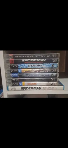 Jogos spider man ps3 e wii