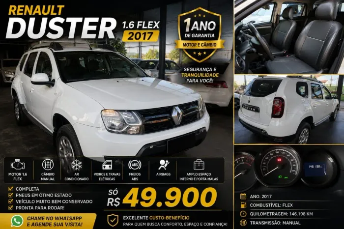 Renault Duster Expression 1.6 Hi-flex 16V Mec. 2017