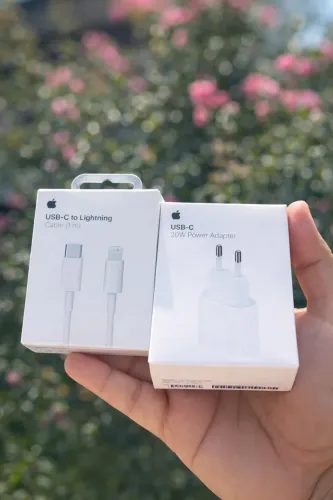 ? CARREGADOR ORIGINAL APPLE 20W + CABO USB-C LIGHTNING ?