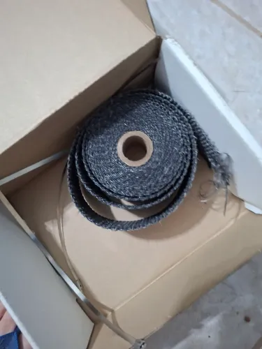 Fita Térmica de lã de vidro - 5 metros + abraçadeiras 