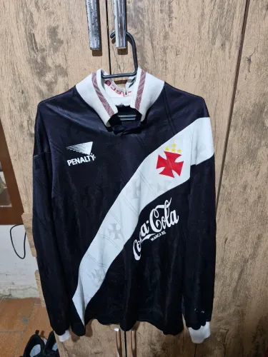 CAMISA VASCO RARIDADE PENALTY COM PATROCÍNIO COCA COLA MANGA LONGA