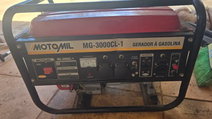 Gerador a gasolina motomill mg 3000cl