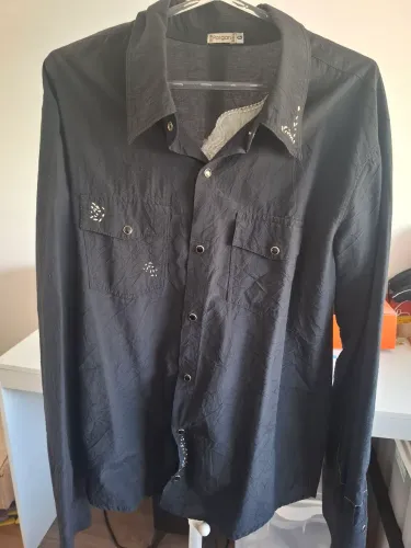 Camisa preta pargan G - Imperdivel
