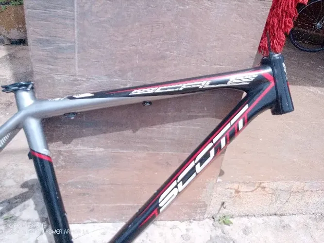 Scott Scale carbon aro 26 tam19+cockpit Scott +guidão Crank Brother carbon +caixa de direç