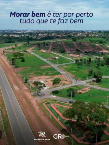Lote Aparecida Park - 292 m² - Quitado/ PODE financiar p seu banco - 8 Min do Ap shopping
