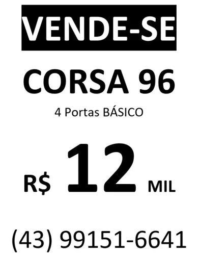 Chevrolet Corsa Super 1.0 MPFI / 2P E 4P 1996