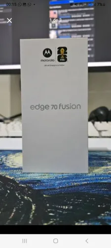 Edge 70 fusion 1800 na caixa lacrado 