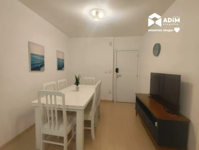Aluguel anual: Apartamento de 3 dormitórios sendo 1 suíte mobiliado a 30 metros do mar em