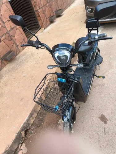 bicicleta scooter elétrica 500w basket wehawk