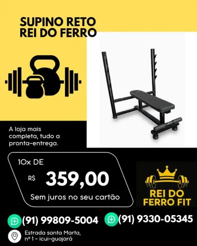 Supino reto 
