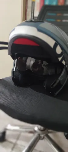 Capacete Robocop zerado!