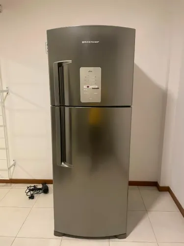 GELADEIRA BRASTEMP 427L INOX - SUPER ESPAÇOSA