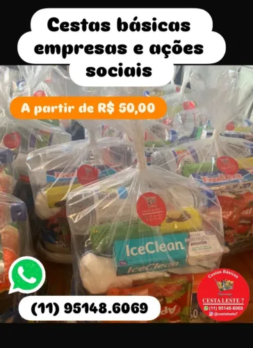Cestas basica empresas e açoes sociais