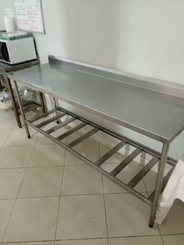 Bancada inox para cozinha industrial