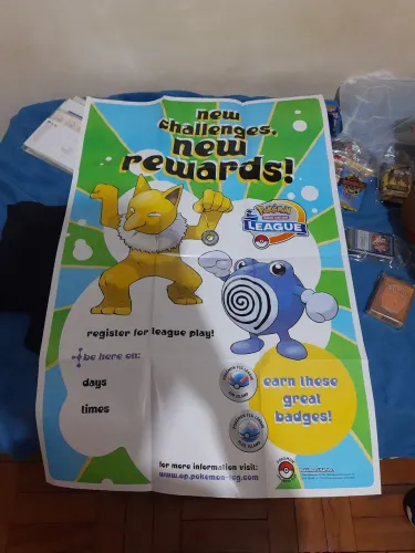 Poster antigo pokémon league