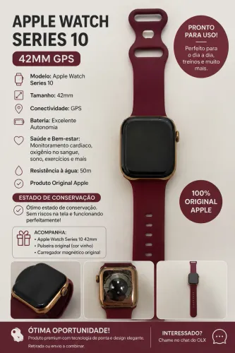 Apple Watch Séries 10 42mm GPS