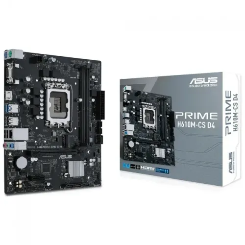PLACA MAE ASUS PRIME H610M-CS DDR4 LGA 1700 MATX M.2 NVME VGA-HDMI NOVA LACRADA!