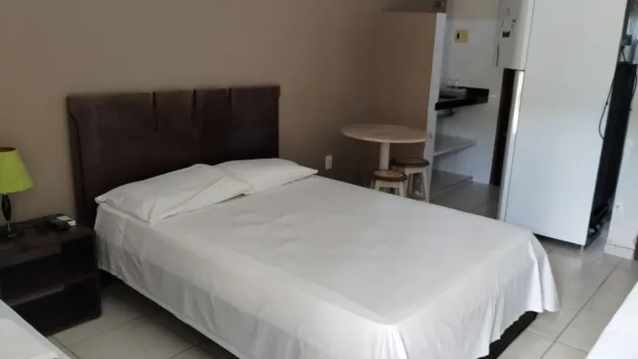 Apto mobiliado por temporada.