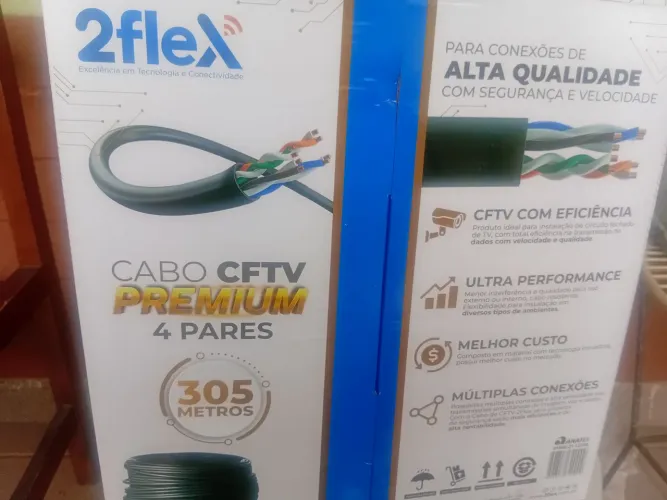 Cabo CFTV Premium 4 pares 