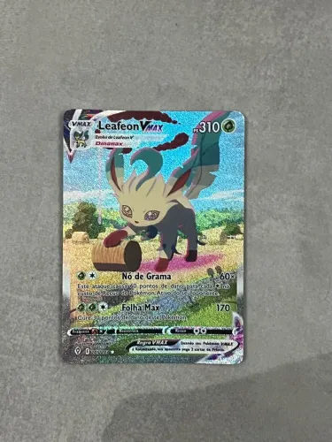 Leafeon VMAX 205/203 - Céus em Evolução | Pokémon TCG | Carta Rara