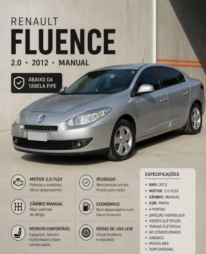 Renault Fluence Sed. Dynamique 2.0 16V Flex Mec. 2013