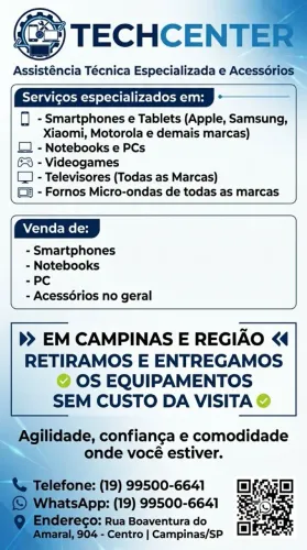 Assistência Técnica de TV, Celular, Notebook, Videogame e PC