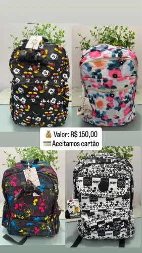 Mochila grade reforçada,escola , trabalho e faculdade com chaveiro 