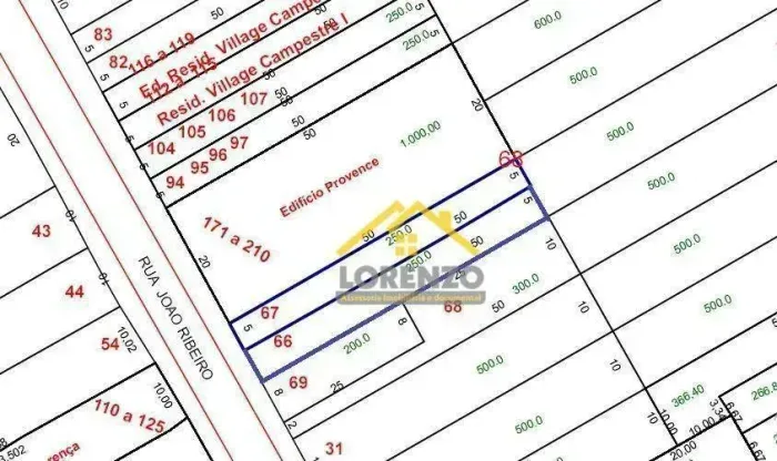 Terreno à venda, 250 m² por R$ 850.000,00 - Campestre - Santo André/SP