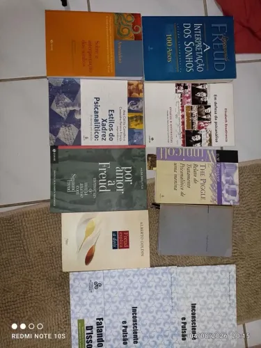 8 livros de psicanálise e psicologia mais revistas AMP de brinde.