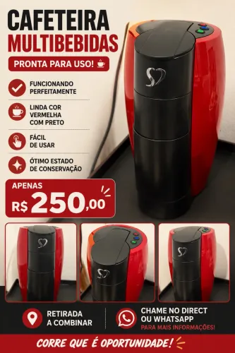 Cafeteira Cápsula Três Corações 
