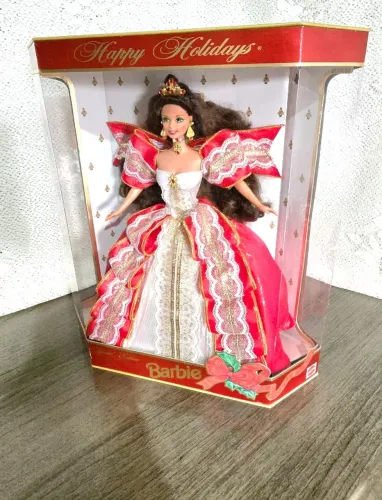 Boneca Barbie Happy Holidays 1997 Morena Original