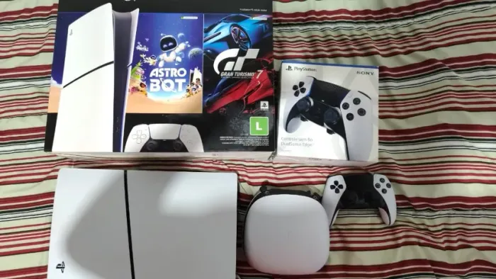 PlayStation 5 Slim Digital (825GB) + DualSense Edge (Hall Effect) | Estado de Zero + Nota