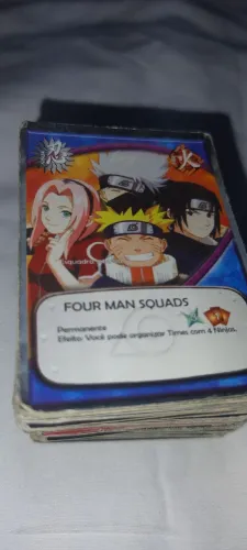 Lote 90 Mini Cards Naruto Shippuuden