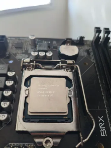 Placa mãe + processador