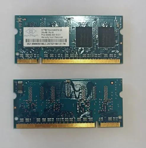Memória 512MB (2x256MB) DDR-333 Para notebook antigo